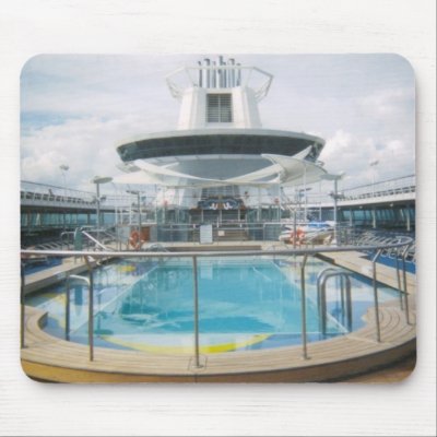 Cruise Ship Pool Mousepad by CruiseReady