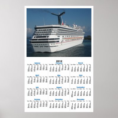 Cruise ship poster by henkvk