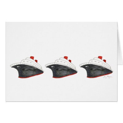 Cruise Ships Cards by ginyhogan