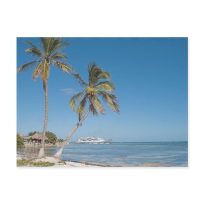 Cruise Ships in Costa Maya Post Cards by silentbob007