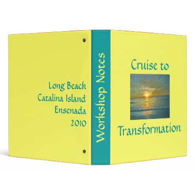 Cruise to Transformation Binder by attractionjewels