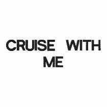 CRUISE WITH ME EMBROIDERED POLO SHIRT