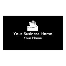 Cruiseline boat white black business cards