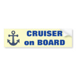 Cruiser on Board bumper stickers