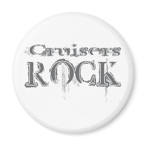 Cruisers Rock Refrigerator Magnets