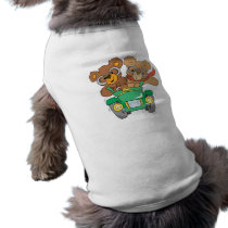 Cruisin in Car Bears Doggie Tee