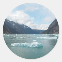 Cruising Alaska Inside Passage Round Stickers