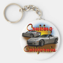 Cruising California Keychain