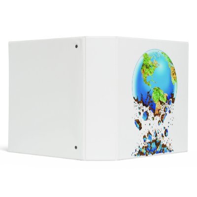 crumbling earth 3 ring binder by doonidesigns