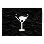 Crumpled Black Paper Cards