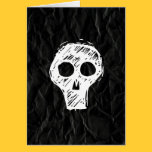 Crumpled Black Paper cards