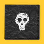 Crumpled Black Paper magnets
