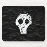 Crumpled Black Paper mousepads