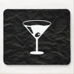 Crumpled Black Paper mousepads