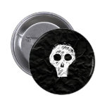 Crumpled Black Paper buttons