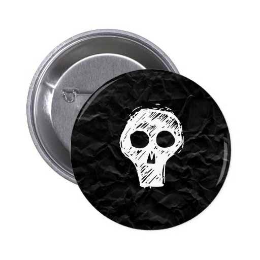 Crumpled Black Paper Pin
