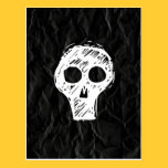 Crumpled Black Paper postcards