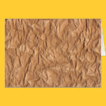 Crumpled Brown Paper cards