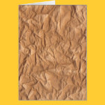 Crumpled Brown Paper cards
