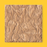 Crumpled Brown Paper magnets