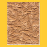 Crumpled Brown Paper postcards