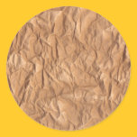 Crumpled Brown Paper stickers