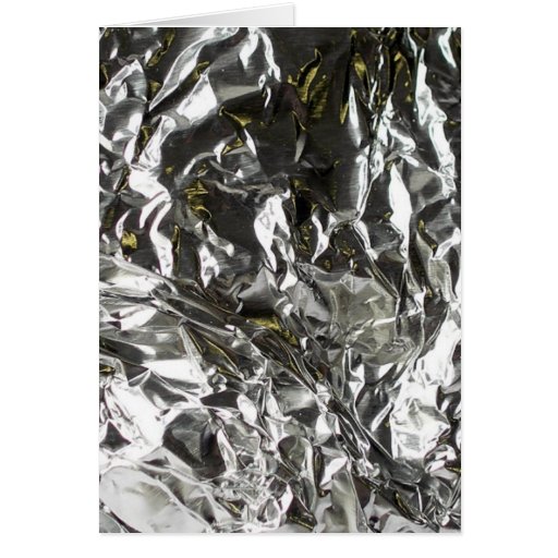 Crunched Foil Card