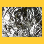 Crunched Foil postcards