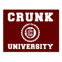 crunk university postcards
