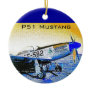 "Crusader" P51 Mustang © 2009 S.J. Christmas Ornament