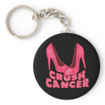 Crush Cancer with Stilettos Keychain