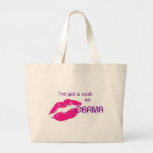 Crush on Obama Canvas Bag