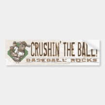 Crushin' the Ball! Bumpersticker Bumper Sticker