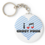Crust Punk fan keychains