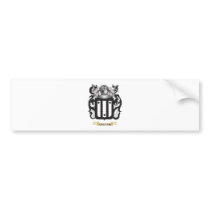 Crutch Coat of Arms Bumper Stickers