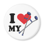 Crutch Love Magnet