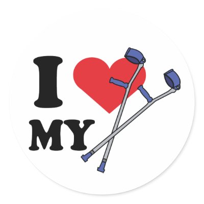 Crutch Love Stickers by hobble