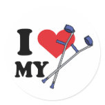 Crutch Love Stickers