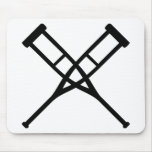 crutches crossed mousepads