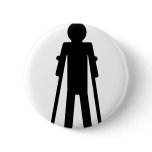 crutches man buttons