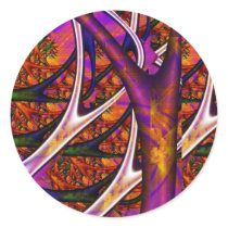 Crux Round Stickers
