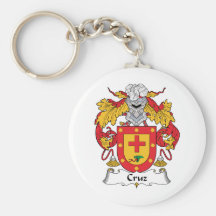 Cruz Family Crest Keychain