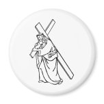 cruz-jesus refrigerator magnet