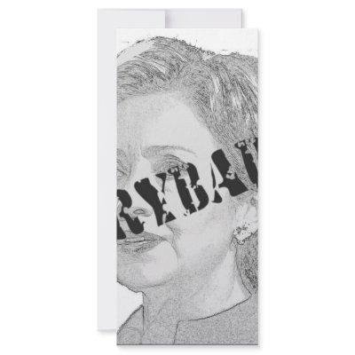 Crybaby - Hillary Clinton Custom Rack Card by bartstshirts