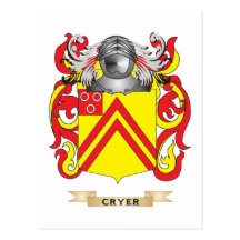 Cryer  Coat of Arms Post Card