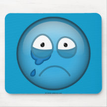 Crying Blue Mouse Pad