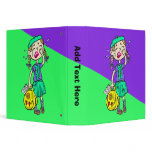Crying School Girl Binder