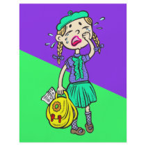 Crying School Girl Flyer
