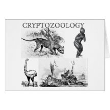 cryptozoology greeting card