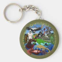 Cryptozoology Keychain Porte-clefs